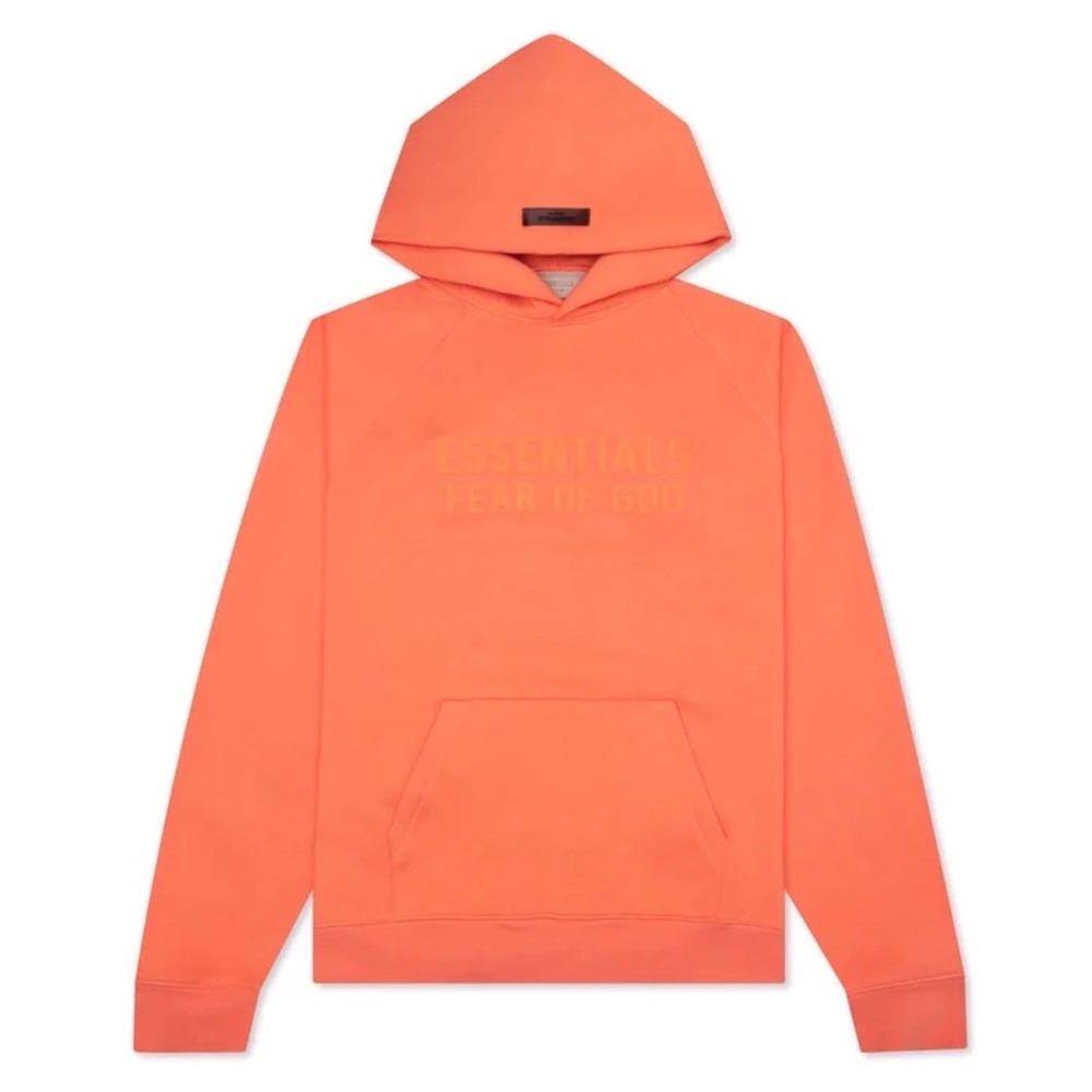 Fear of God Essentials Kids Coral Hoodie Size 6/7 NWT